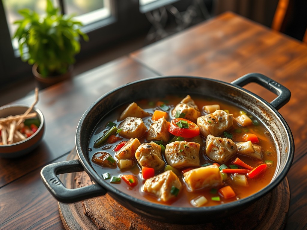 One Pot Chicken and Vegetables Skillet